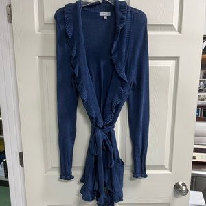 Amber Sun Blue Cardigan - Size Medium - GUC